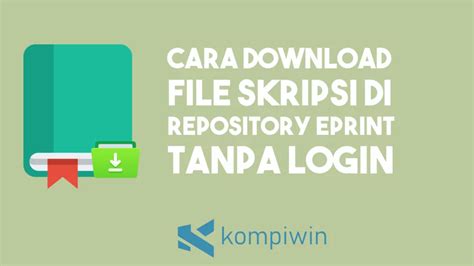 Cara Download Skripsi Di Repository Tanpa Login
